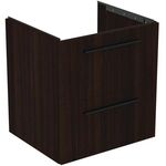 IDS Waschtischunterschrank i.life B 600x505x630mm, 2 Auszüge Coffee Oak IDEAL STANDARD