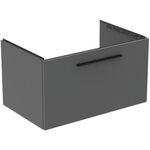 IDS Waschtischunterschrank i.life B 800x505x440mm, 1 Auszug Quarzgrau matt IDEAL STANDARD