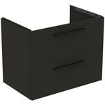 IDS Waschtischunterschrank i.life B 800x505x630mm, 2 Auszüge Carbongrau matt IDEAL STANDARD