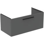 IDS Waschtischunterschrank i.life B 1000x505x440mm, 1 Auszug Quarzgrau matt IDEAL STANDARD