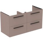 IDS Waschtischunterschrank i.life B 1200x505x630mm, 4 Auszüge Greige matt IDEAL STANDARD
