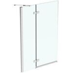 IDS Duschwand i.life mit Tür 400/600mm Anschlag links silber IDEAL STANDARD