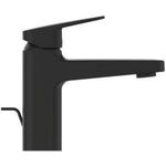 IDS Einhebel-WT-Armatur H90 CERAPLAN mit Metall-Ablaufgarnitur silk black IDEAL STANDARD