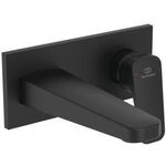 IDS Wand-Waschtischarmatur CERAPLAN UP Bausatz 2 silk black Ausladung 166mm IDEAL STANDARD