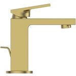 IDS Waschtischarmatur EXTRA Ausl 111 m Ablaufgarnitur brushed gold IDEAL STANDARD