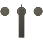 IDS 3-Loch-Waschtischarmatur EXTRA Ausldg 140mm m AG magnetic grey IDEAL STANDARD