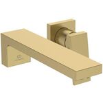 IDS Wand-Waschtischarmatur EXTRA Ausladung 210mm brushed gold IDEAL STANDARD