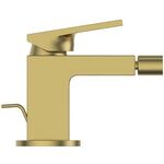 IDS Einhebel-Bidetarmatur EXTRA mit Ablaufgarnitur brushed gold IDEAL STANDARD