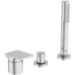 IDS 3-Loch-Badearmatur EXTRA m Handbr o Wanneneinlauf chrom IDEAL STANDARD