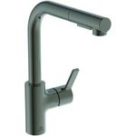 IDS Küchenarmatur GUSTO L-Auslauf 2F-Br. Ausl 23,5cm mag grey IDEAL STANDARD