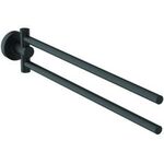 IDS Handtuchstange IOM doppelt, 68x403x48mm silk black IDEAL STANDARD