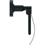 IDS Papierrollenhalter IOM mit Deckel silk black IDEAL STANDARD