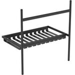 IDS Metall-Konsole CONCA bodenstehend 800x500mm silk black IDEAL STANDARD