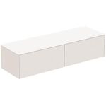 IDS Schubladenfront CONCA links für WTU, 780x356mm weiß matt IDEAL STANDARD