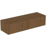 IDS Waschtischplatte CONCA o Ausschnitt 1587x505mm Walnuss dunkel IDEAL STANDARD