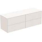 IDS Schubladenfront CONCA oben rechts für WTU, 780x267mm weiß matt IDEAL STANDARD