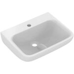 IDS Hygiene-Waschtisch CONTOUR 21 Plus m Finne m HL antibakteriell 500mm weiß IDEAL STANDARD
