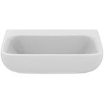 IDS Hygiene-Waschtisch CONTOUR 21 Plus m Finne o HL antibakteriell 500mm weiß IDEAL STANDARD