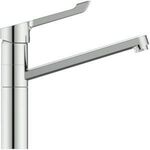 IDS Einhebel-Küchenarmatur CERAFLEX DN 15, mit langem Hebel, BlueStart chrom IDEAL STANDARD