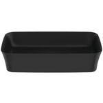 IDS Aufsatzschale IPALYSS o ÜL o HL 550x380x145mm schwarz matt IDEAL STANDARD
