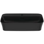 IDS Aufsatzschale IPALYSS m ÜL m HL 550x380x145mm schwarz matt IDEAL STANDARD
