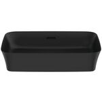 IDS Aufsatzschale IPALYSS m ÜL o HL 550x380x120mm schwarz matt IDEAL STANDARD