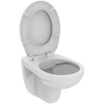 IDS Wand-WC-Kombipaket EUROVIT 370x525x350mm, mit WC-Sitz weiß IDEAL STANDARD - VPE: 12