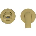 IDS Wand-Waschtischarmatur CONNECT AIR UP Bausatz 2 Ausl. 225mm brushed gold IDEAL STANDARD