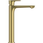 IDS Waschtischarmatur CONNECT AIR Slim verl. So o AG BlueStart brushed gold IDEAL STANDARD