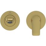 IDS Wand-Waschtischarmatur CONNECT AIR UP Bausatz 2 Ausl. 185mm brushed gold IDEAL STANDARD