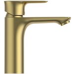 IDS Waschtischarmatur CONNECT AIR gründe ohne Ablaufgarnitur brushed gold IDEAL STANDARD