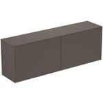 IDS Waschtischplatte TV733 CONCA o Ausschnitt 1202x373mm anthrazit matt IDEAL STANDARD