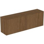 IDS Waschtischplatte TV733 CONCA o Ausschnitt 1202x373mm Walnuss dunkel IDEAL STANDARD