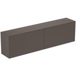 IDS Waschtischplatte TV741 CONCA o Ausschnitt 1202x373mm anthrazit matt IDEAL STANDARD