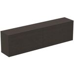 IDS Waschtischplatte TV741 CONCA o Ausschnitt 1202x373mm Eiche geflammt IDEAL STANDARD