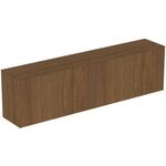 IDS Waschtischplatte TV741 CONCA o Ausschnitt 1202x373mm Walnuss dunkel IDEAL STANDARD