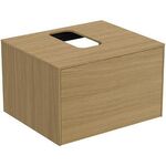 IDS Waschtischplatte CONCA o Auss 602x505mm a Nr2019 Eiche hell IDEAL STANDARD