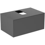 IDS Waschtischplatte CONCA mitt Auss 802x505mm a Nr2019 ant matt IDEAL STANDARD