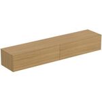 IDS Waschtischplatte CONCA o Auss 2387x505mm a Nr2019 Eiche hell IDEAL STANDARD