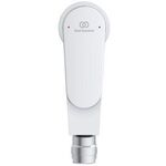 IDS Bidetarmatur CERAFINE O m Ablaufgarnitur Ausladung 132mm silver IDEAL STANDARD