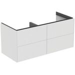 IDS Doppel-Waschtischunterschrank CONCA 4 Au o Platte 1200x370x505mm weiß matt IDEAL STANDARD