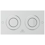 IDS Betätigungsplatte P2 Septa Pro pneumatische Auslösung Stahl gebürstet IDEAL STANDARD