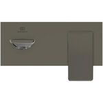 IDS Einhebel-Wandwaschtischarmatur CHECK Bausatz 2, Auslauf 180mm magnetic grey IDEAL STANDARD