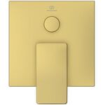 IDS Einhebel-Badearmatur CHECK UP Bausatz 2 für Wandeinbau brushed gold IDEAL STANDARD