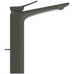 IDS Einhebel-Waschtischarmatur CHECK verl. So m Ablaufgarnitur magnetic grey IDEAL STANDARD