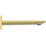 IDS Wandauslauf CHECK Ausladung 180mm brushed gold IDEAL STANDARD