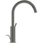 IDS Waschtischarmatur JOY m ho Ala mit Ablaufgarnitur magneticgrey IDEAL STANDARD