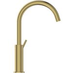 IDS Waschtischarmatur JOY m ho Ala o Ablaufgarnitur brushed gold IDEAL STANDARD