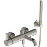 IDS Einhebel-Badearmatur JOY AP, DN 15, mit Brause-Set silver storm IDEAL STANDARD