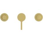 IDS 3-Loch-Badearmatur JOY ohne Auslauf brushed gold IDEAL STANDARD